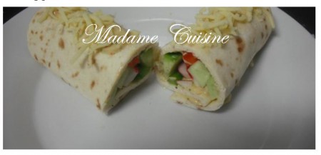 Wraps met gezonde salade en zelfgemaakte saus